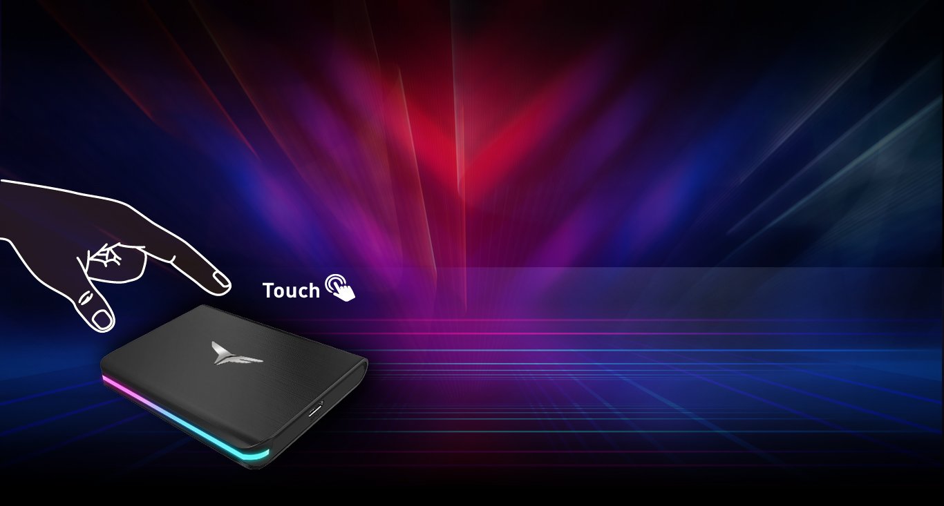 Team Group T Force Treasure Touch Tb Usb Gen Type C External Rgb